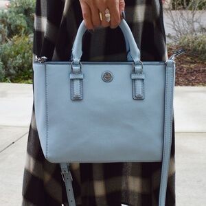 Tory Burch Robinson Mini Square Tote